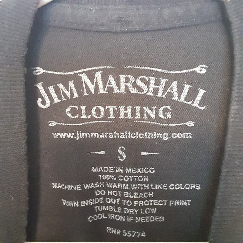 Johnny Cash T-shirt Small Jim Marshall Clothing Flipping the Bird Man in Black - Picture 3 of 6
